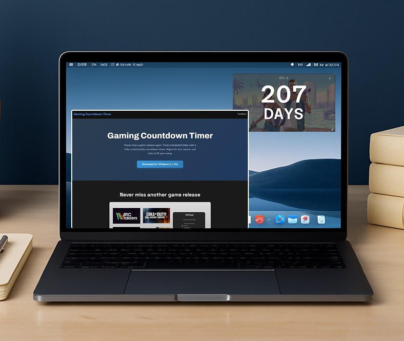 Gaming Timer Desktop App and Website